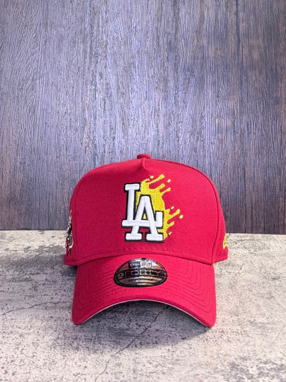 New Era 9FORTY A-Frame LA Dodgers Gold Swipe Shohei Ohtani Snapback Hat OSFA
